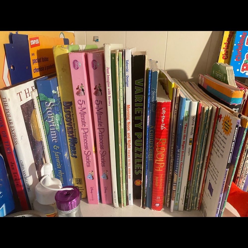 Disney Books & All Assorted types  More Stories books 5 for$6.00 bedtime reading